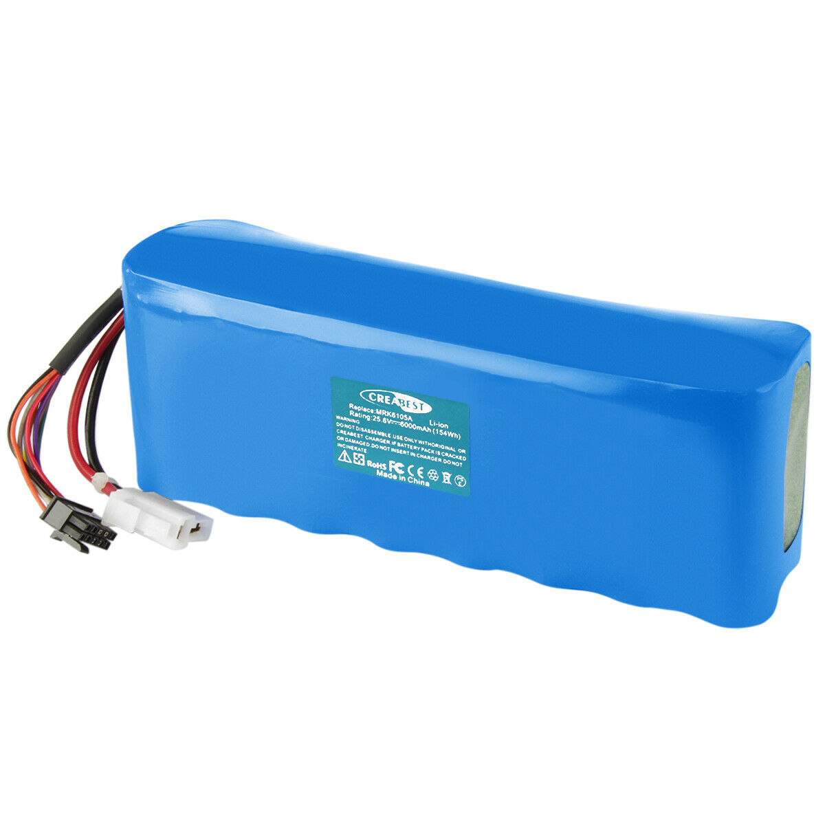 6Ah 25.6V Li-Ion-Akku für Robomow BAT6000A MRK6103A XR3 3000 RS630 RS622