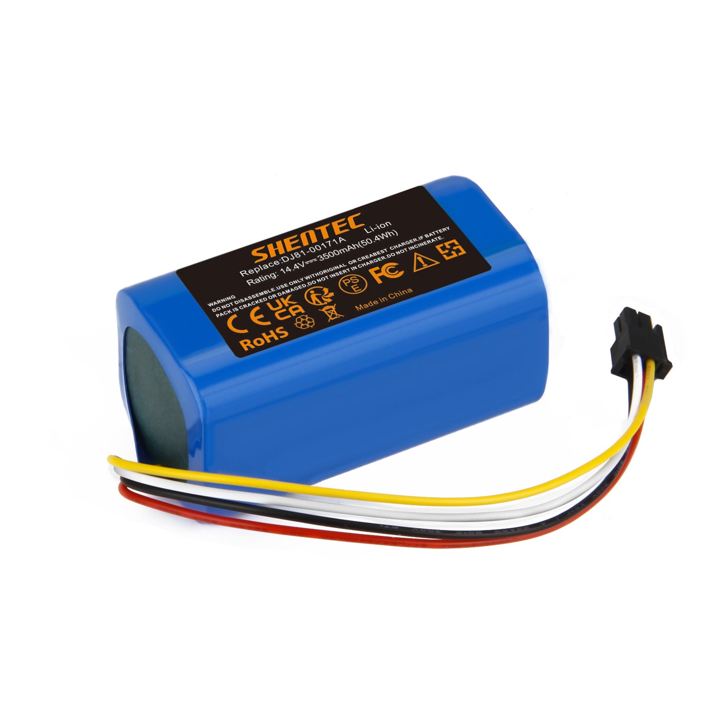 SHENTEC 3,5Ah 14,4V Li-Ionen-Akku für Samsung PowerBot-E VR5000RM VR05R5050WK DJ81-00171A