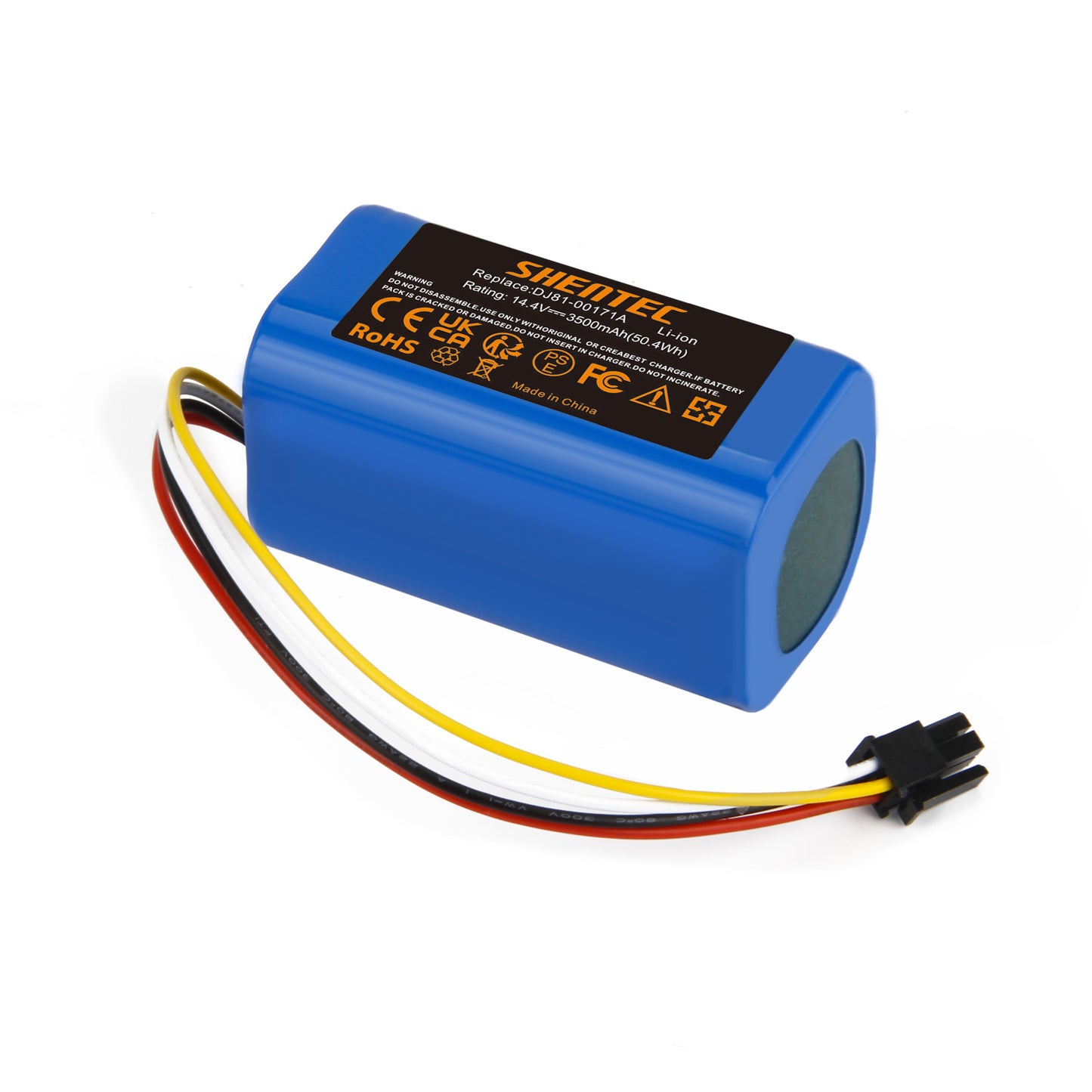 SHENTEC 3,5Ah 14,4V Li-Ionen-Akku für Samsung PowerBot-E VR5000RM VR05R5050WK DJ81-00171A