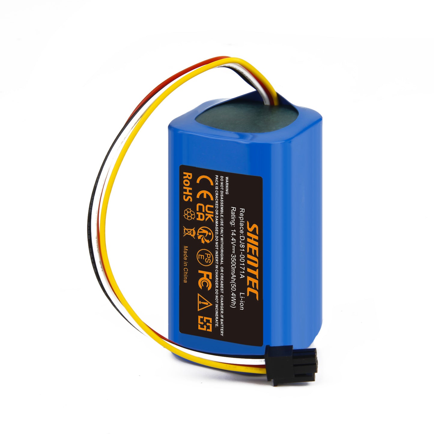 SHENTEC 3,5Ah 14,4V Li-Ionen-Akku für Samsung PowerBot-E VR5000RM VR05R5050WK DJ81-00171A