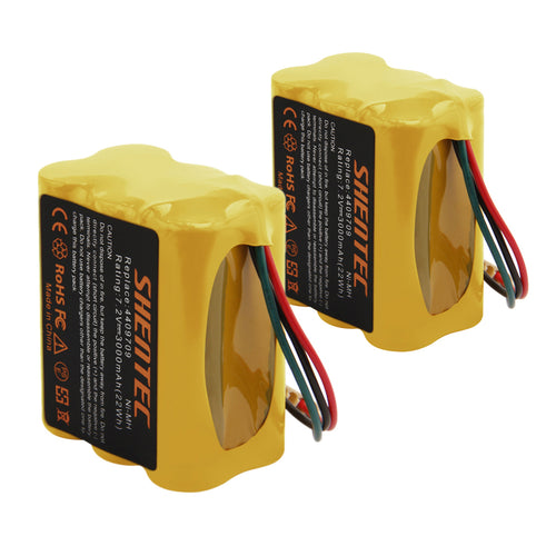 SHENTEC 2x 3.0AH 7.2V Ni-MH Akku Für iRobot Braava 390 380T 390T 4409709 Mint Plus 5200C