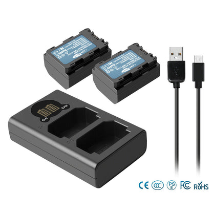 2x NP-FZ100 Akku &Ladegerät Für Sony Alpha A6600 A9R A9S A7 III A7R III A7R IV