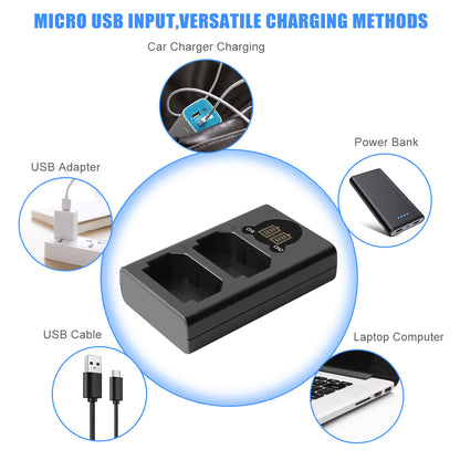 2x NP-FZ100 Akku &Ladegerät Für Sony Alpha A6600 A9R A9S A7 III A7R III A7R IV