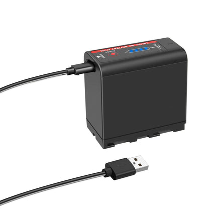 2X 7.4V NP-F970 10500mAh Akku für Sony NP-F930 F950 NP-F530 F960 NP-F990