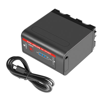 2X 7.4V NP-F970 10500mAh Akku für Sony NP-F930 F950 NP-F530 F960 NP-F990