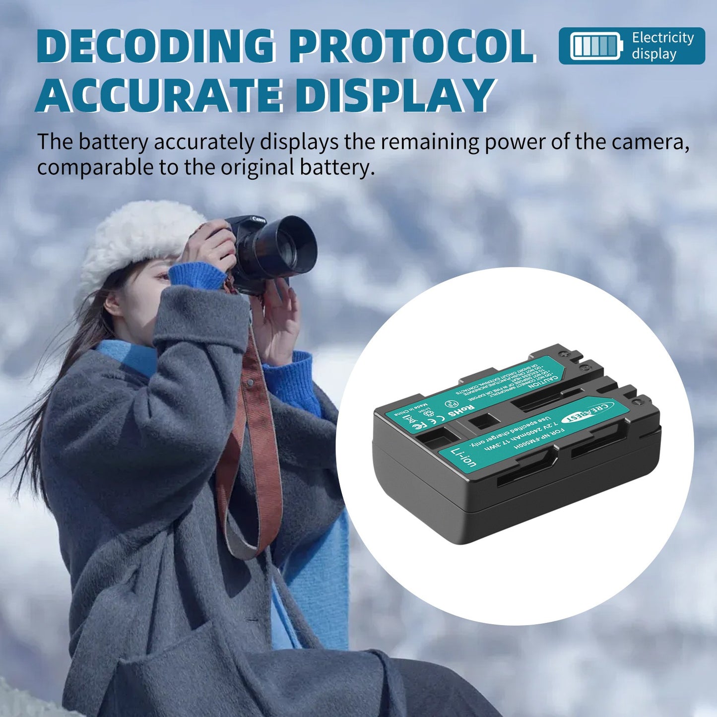 SHENTEC 2x Akku NP-FM500H +Ladegerät Für Sony Alpha DSLR/SLT A57 A68 A58 A300K/N A100