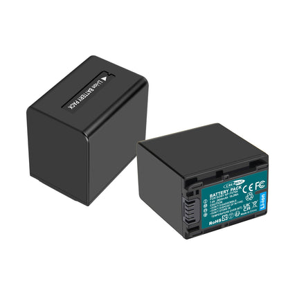 2x NP-FV70 Akku 2.6ah für Sony NP-FV100 NP-FV90 NP-FV50 NP-FV30 NP-FV40 Ladegerät