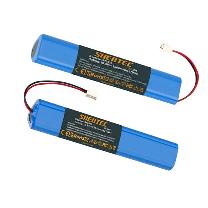 2er-Pack 10.8V 2500mAh Ni-MH-Ersatzakku für Velux 946933 Solar-Rollläden & Dachfenster (mit Kabel und Stecker)