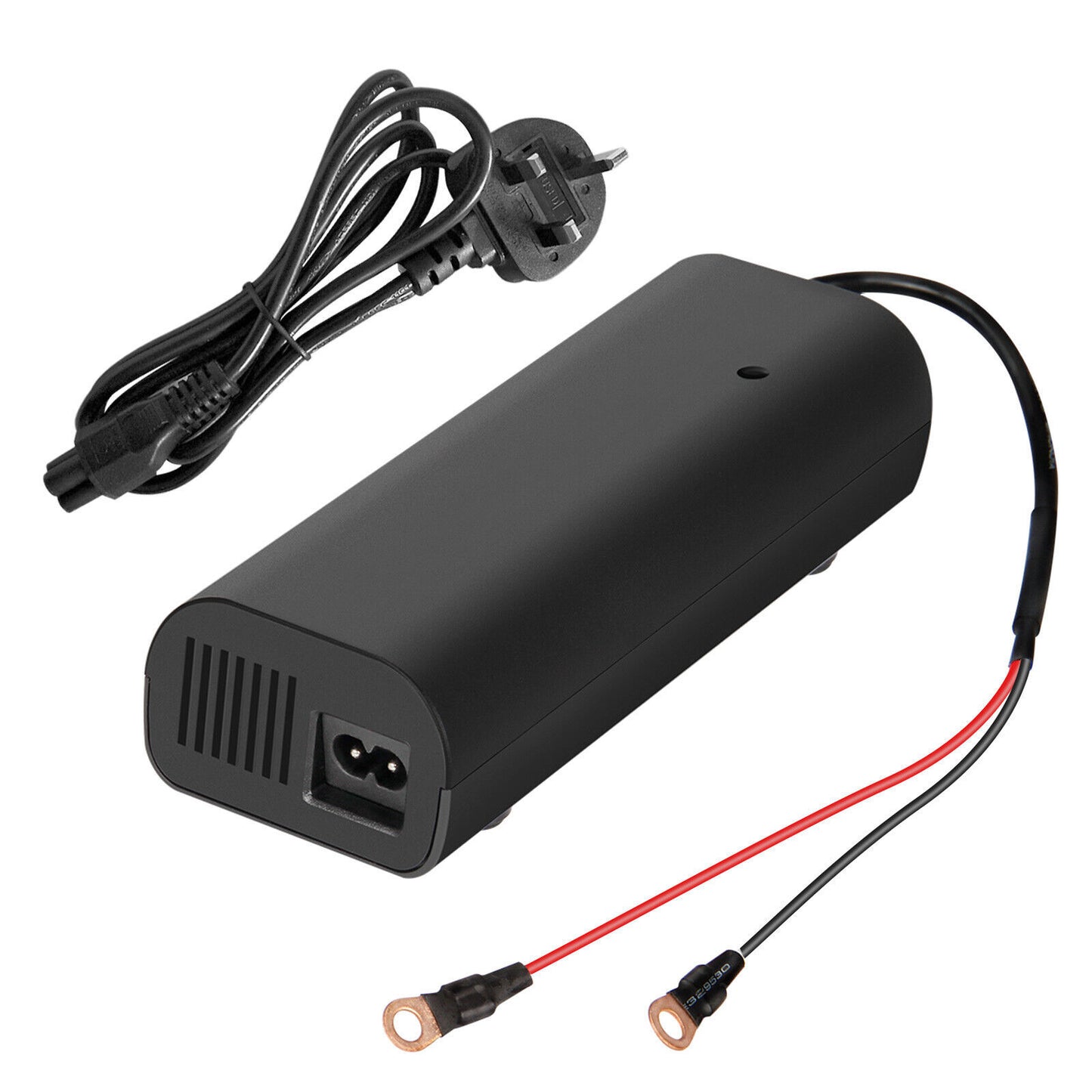SHENTEC 14.6V 20A LiFePO4-Batterieladegerät für 12V Lithium-Eisenphosphat-Batterien mit M8-Anschlüssen & Krokodilklemmen