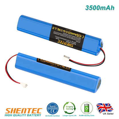 SHENTEC 2x 10.8V 3500mAh NiMH-Akku für Velux Solar-Dachfenster 946933 946930 846933