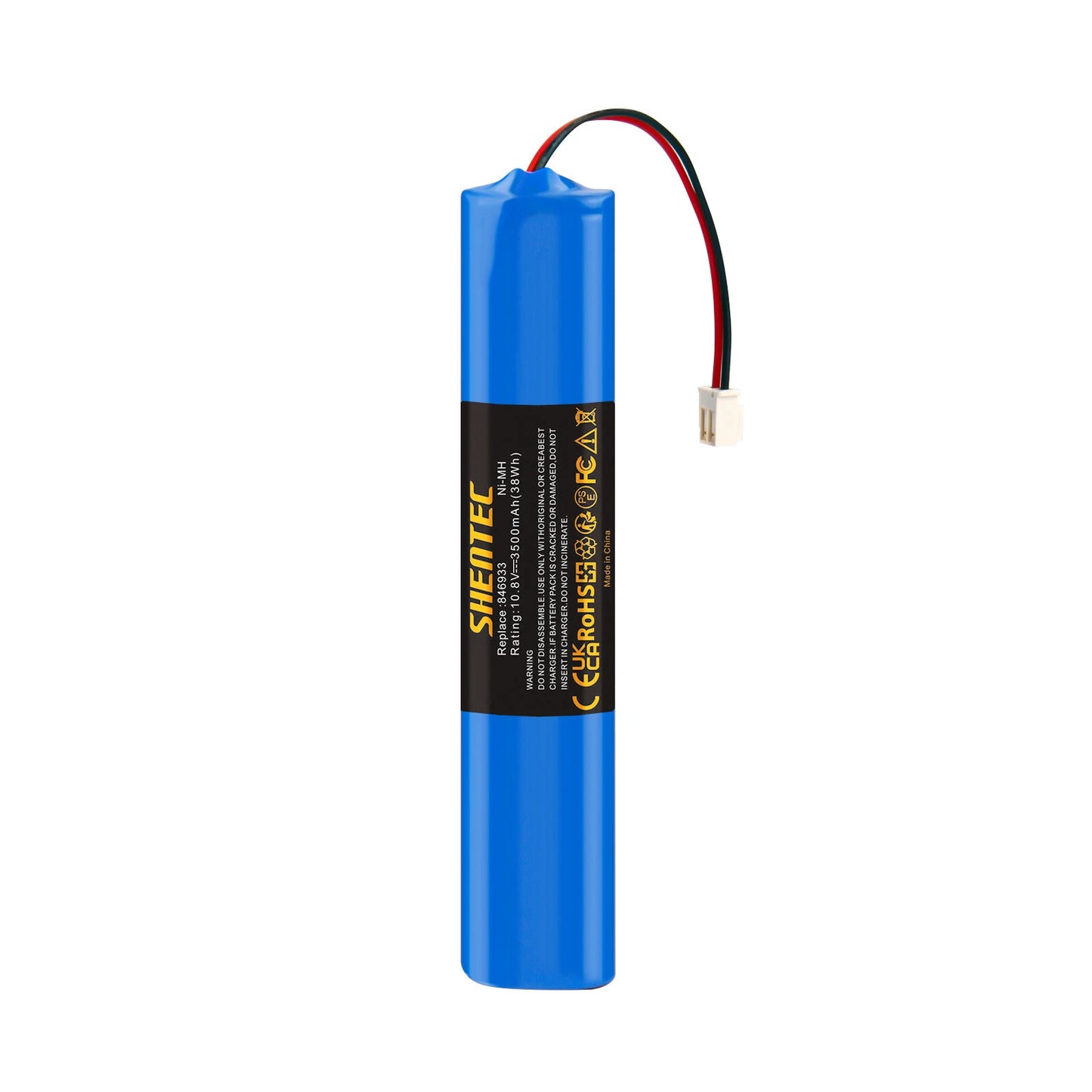 SHENTEC 2x 10.8V 3500mAh NiMH-Akku für Velux Solar-Dachfenster 946933 946930 846933