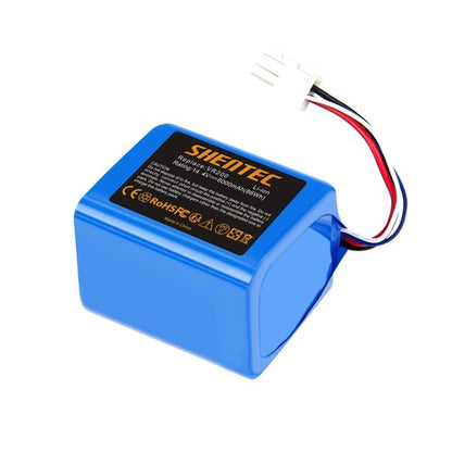 SHENTEC 6000mAh 14.4V LI-ION AKKU FÜR VORWERK KOBOLD VR200 20884-1 4NCR18650P2-C001A