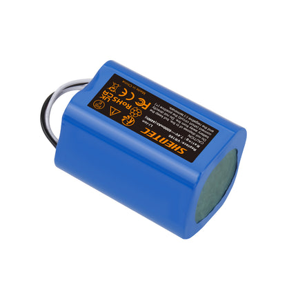 SHENTEC 6Ah 7.4 V Li-Ion-Ersatzakku für Vorwerk SCM61932,46439 Vorwerk Kobold VR100,VX100
