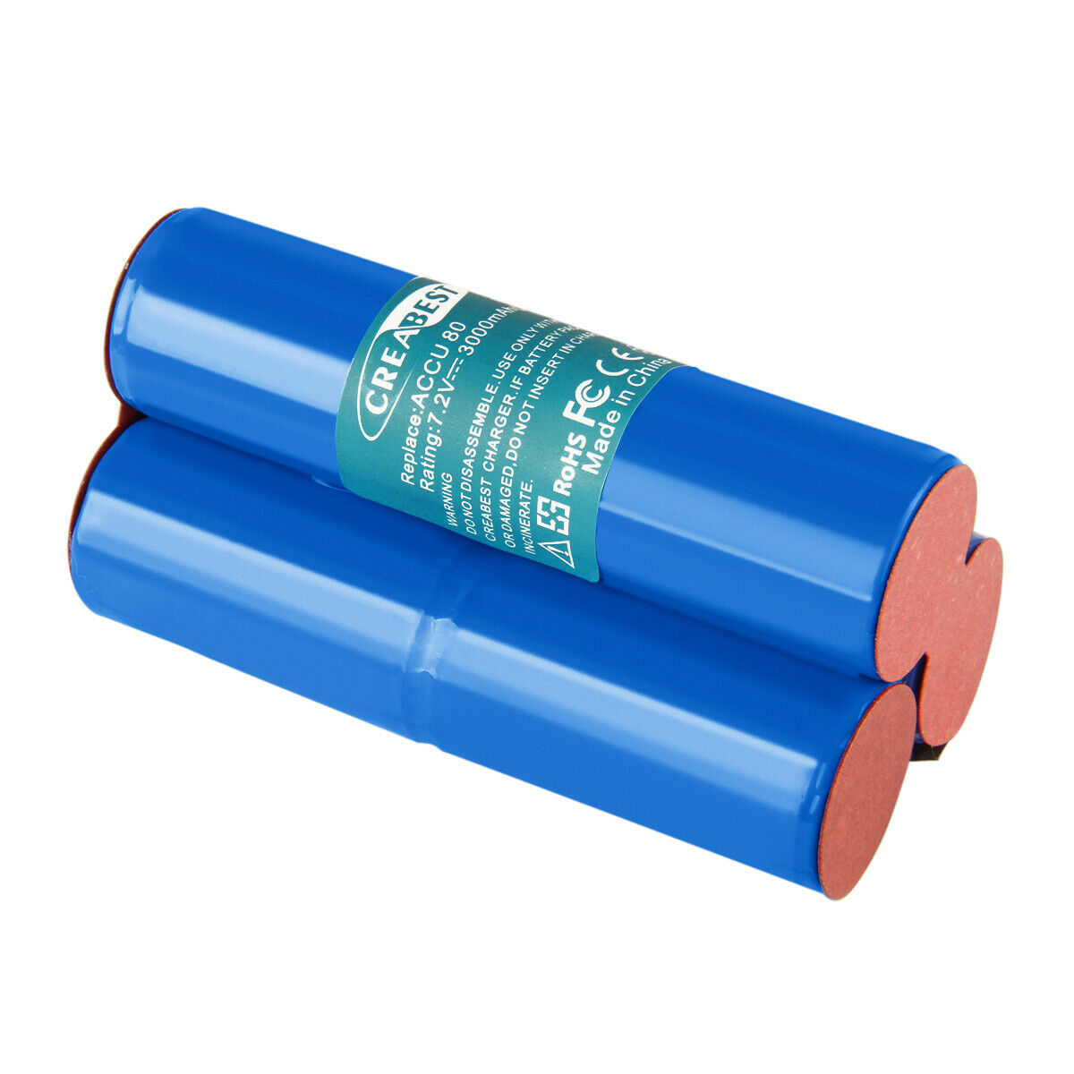 SHENTEC 3000mAh 7.2V Ni-MH Ersatzakku für Wolf Heckenschere BS80 BS-80 ACCU 80