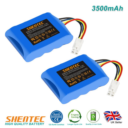 SHENTEC 2x 3500mAh 20V Li-Ionen-Akku Für Worx 50032492 50032774 WA3230 WA3231 S500i