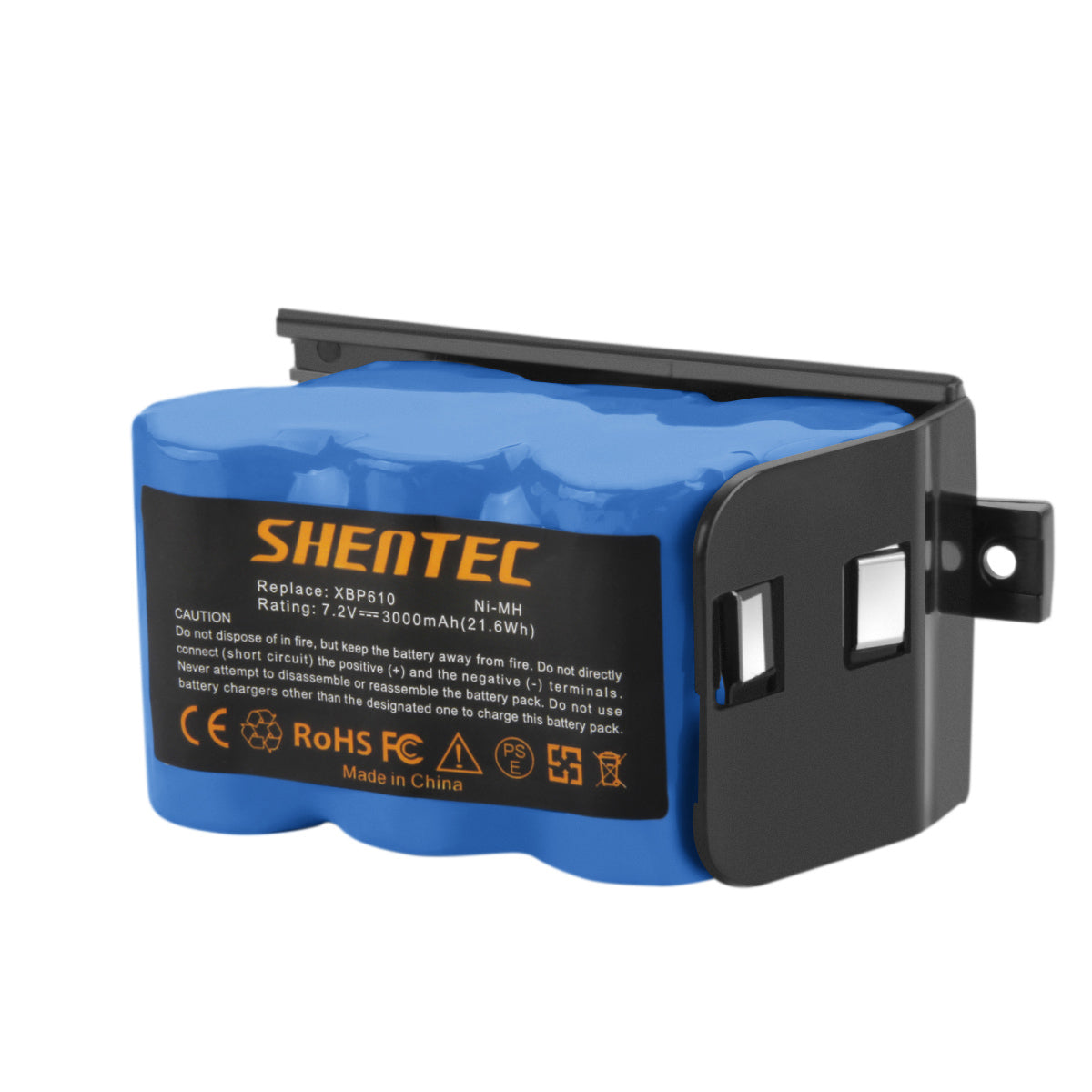 SHENTEC 3000mAh 7.2V Ni-MH Ersatzakku für Shark XBP-610 XBP610 EU-36000 UV610DT