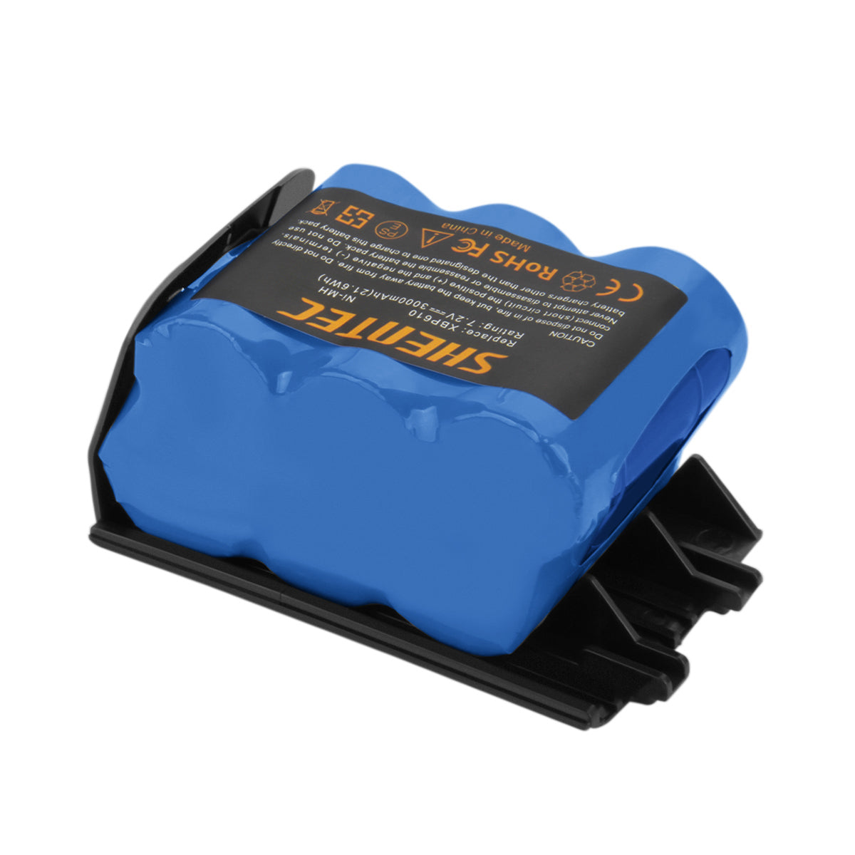 SHENTEC 3000mAh 7.2V Ni-MH Ersatzakku für Shark XBP-610 XBP610 EU-36000 UV610DT