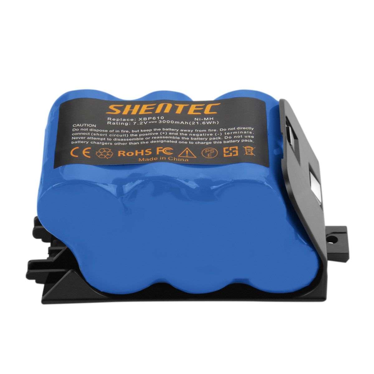 SHENTEC 3000mAh 7.2V Ni-MH Ersatzakku für Shark XBP-610 XBP610 EU-36000 UV610DT