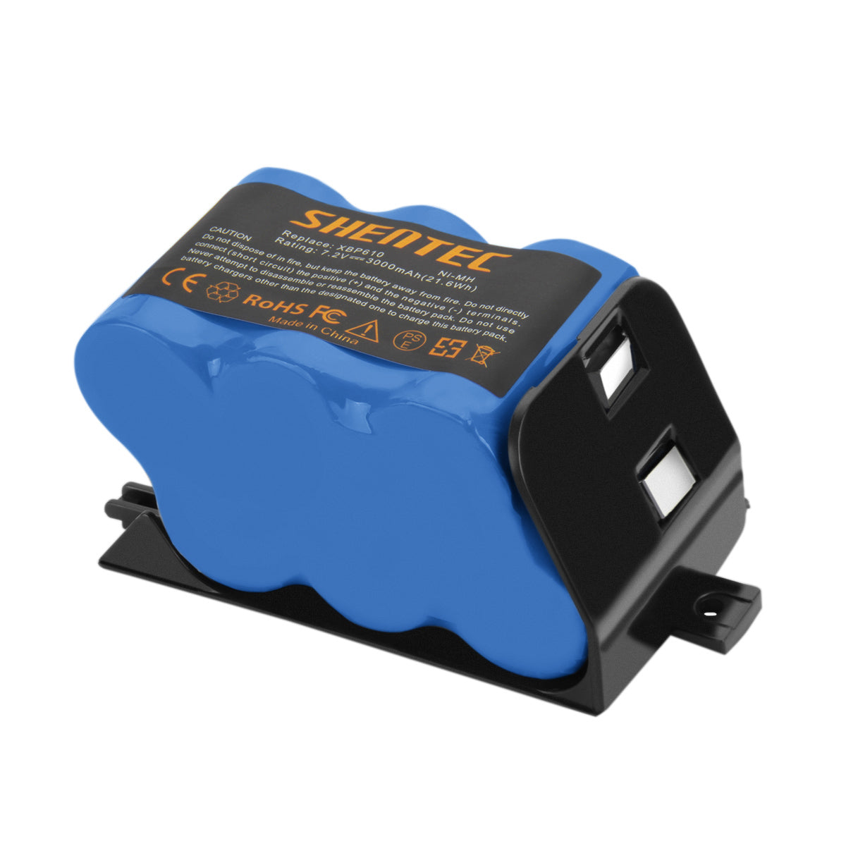 SHENTEC 3000mAh 7.2V Ni-MH Ersatzakku für Shark XBP-610 XBP610 EU-36000 UV610DT