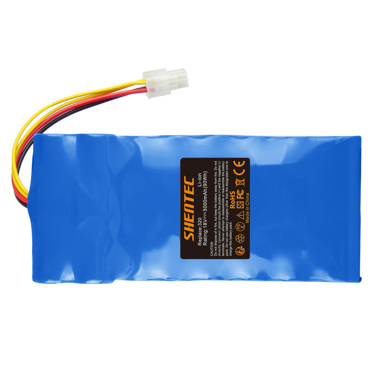 SHENTEC 5000mAh 18V Li-Ionen-Akku für Husqvarna Automower 320 420 430x 520 550 435x