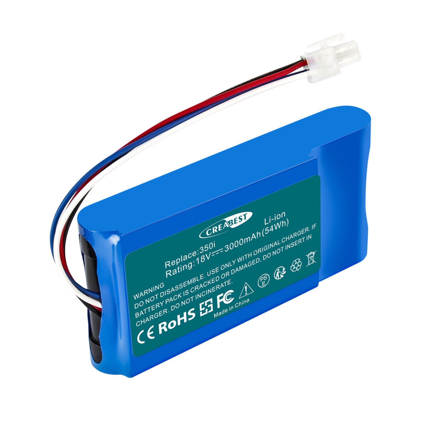 SHENTEC 18V 3Ah Li-Ionen-Akku Passend Für Yard Force 1920726 AMIRO 400i 400Ri 350 400 350i